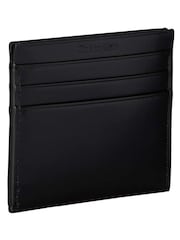 Calvin Klein Black Leather RFID Monogram Card Holder - Image 2 of 3