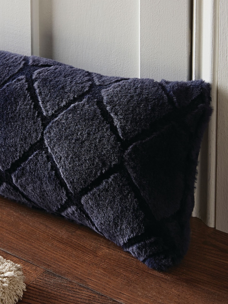 Catherine Lansfield Cosy Diamond Fleece Draught Excluder - Bild 2 von 3 Catherine Lansfield Cosy Diamond Fleece Draught Excluder - Bild 2 von 3