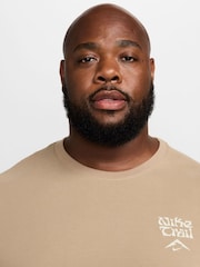 rjava - Tekaška kratka majica Nike Dri-FIT - Slika 3 iz 5