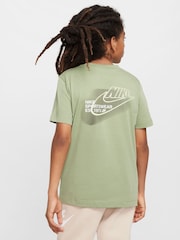 Grün - Nike T-Shirt mit Grafik - Bild 2 von 5