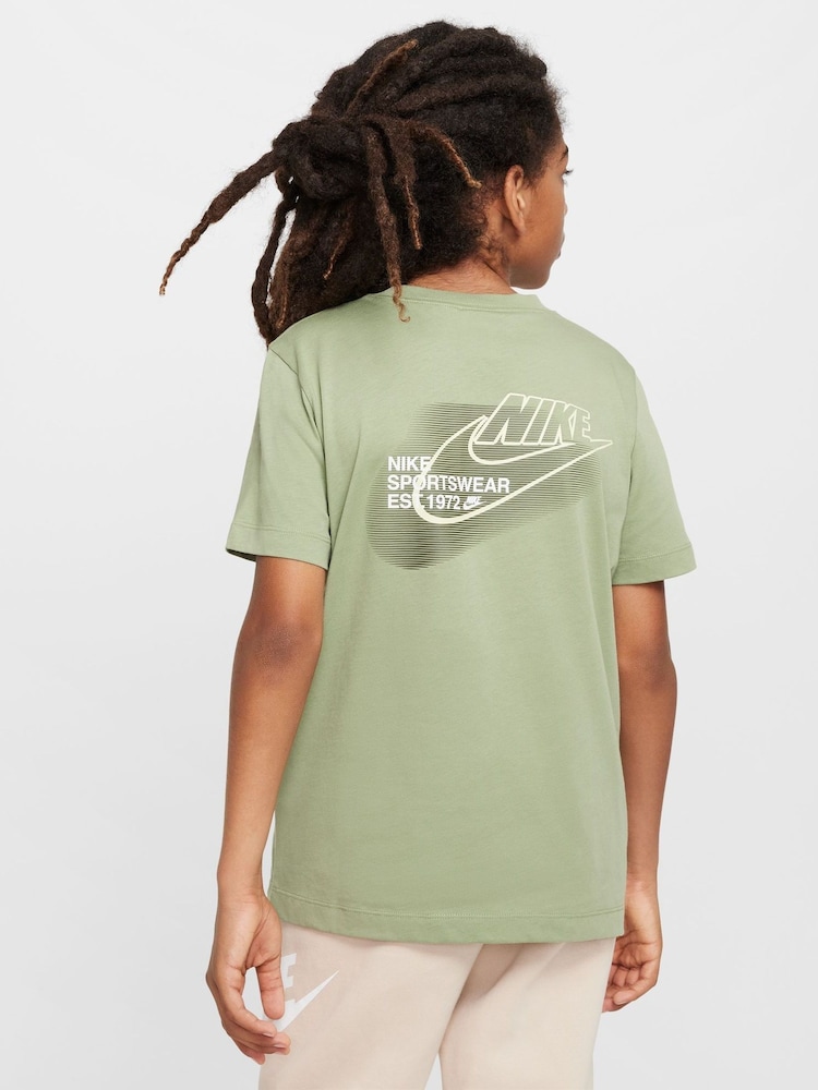 Grün - Nike T-Shirt mit Grafik - Bild 2 von 5