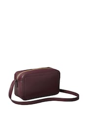 Calvin Klein Red Embossed Monogram Camera Bag - Image 4 of 6