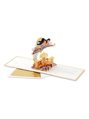 Hallmark Orange Disney Aladdin Celebration Card 3D Pop-Up Design - Image 2 of 4