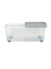 Wham Set of 3 Clear 45L Boxes with Wheels and Folding Lids - Image 5 of 5