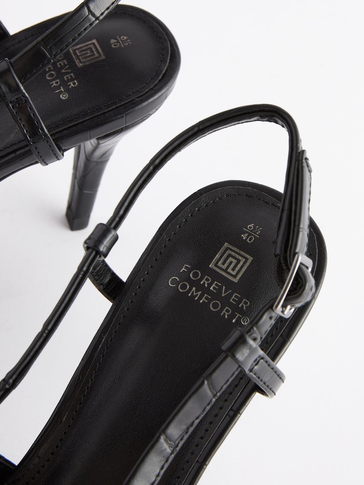 črna - Čevlji s peto in paščkom čez peto forever Comfort® - Slika 4 iz 4 črna - Čevlji s peto in paščkom čez peto forever Comfort® - Slika 4 iz 4
