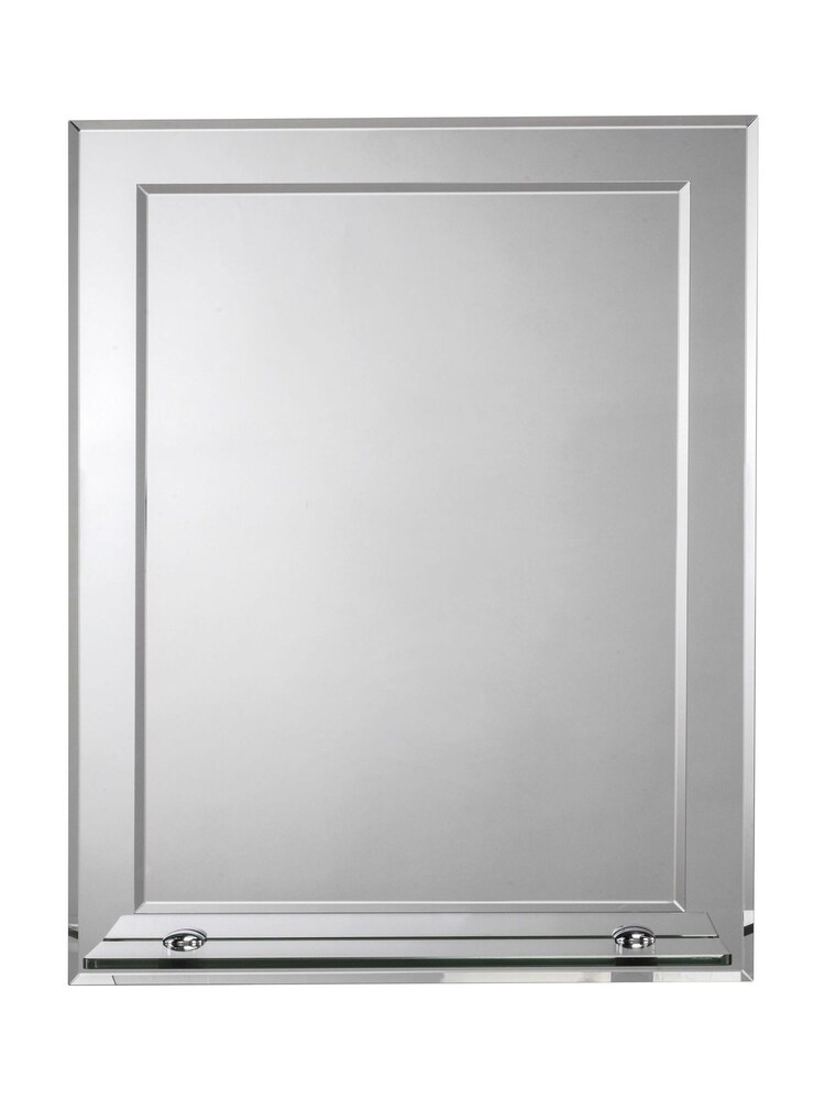 Croydex Rydal Rectangular Mirror With Shelf - Image 2 of 4 Croydex Rydal Rectangular Mirror With Shelf - Image 2 of 4