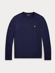 Polo Ralph Lauren Light Navy Logo Long Sleeve Cotton T-Shirt - Image 2 of 3