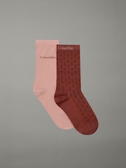 Calvin Klein Red Socks 2 Pack - Image 1 of 2