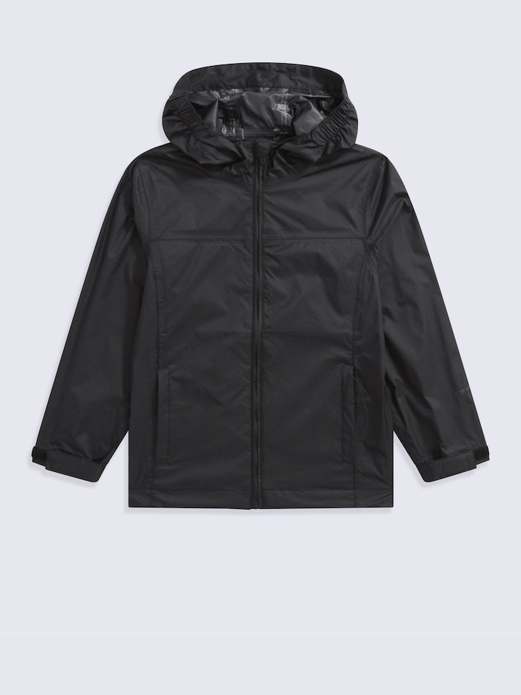 Animal Black Swerve Lightweight Waterproof Kids Jacket - Image 1 of 4 Animal Black Swerve Lightweight Waterproof Kids Jacket - Image 1 of 4