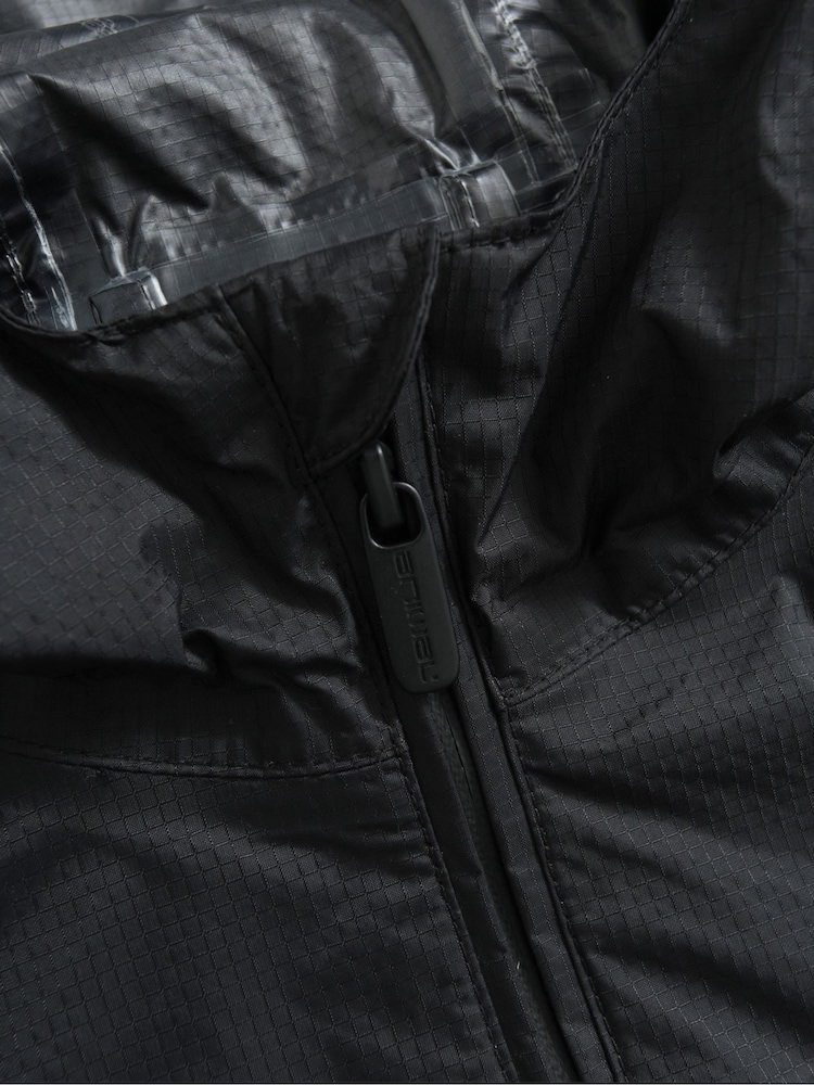Animal Black Swerve Lightweight Waterproof Kids Jacket - Image 4 of 4 Animal Black Swerve Lightweight Waterproof Kids Jacket - Image 4 of 4