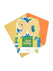 Hallmark Green 90th Birthday Card 3D Pop-Up Paper Wonder Design - Image 3 of 4