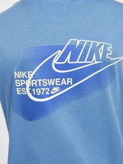 Blau - Nike T-Shirt mit Grafik - Bild 5 von 5