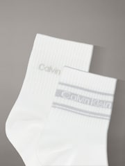 Calvin Klein White Socks 2 Pack - Image 2 of 2