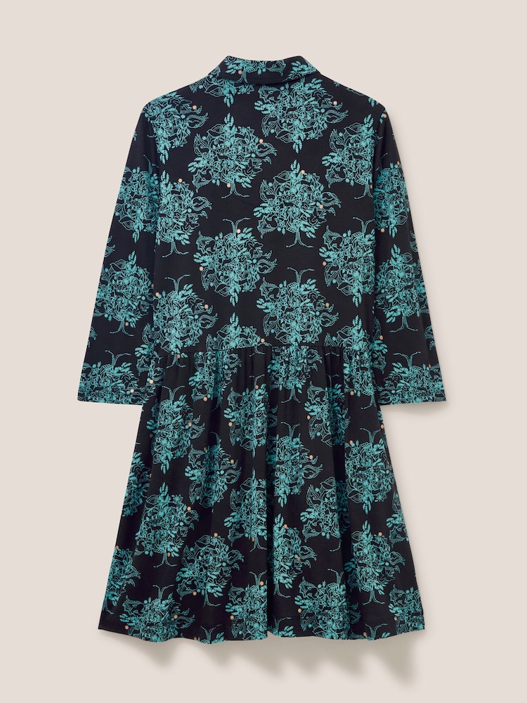 White Stuff Everly Jersey Shirt Black Dress - Image 6 of 6 White Stuff Everly Jersey Shirt Black Dress - Image 6 of 6