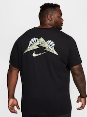 Nike Black Dri-FIT Running T-Shirt - Image 2 of 11