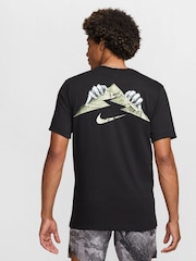 Nike Black Dri-FIT Running T-Shirt - Image 4 of 11