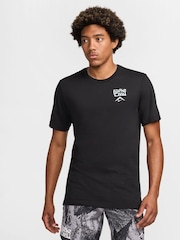 Nike Black Dri-FIT Running T-Shirt - Image 9 of 11