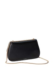 Calvin Klein Black Monogram Hardware Shoulder Bag - Image 3 of 5