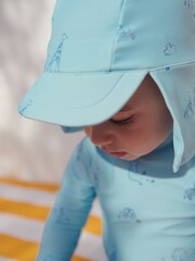 Mintgrün - Sonnenschutz-Set aus Badeanzug und Mütze 2-teilig (3Monate–7Jahre) - Bild 4 von 10