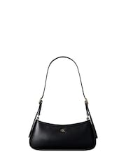Calvin Klein Black Small Monogram Logo Shoulder Bag - Image 2 of 5