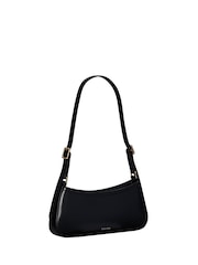 Calvin Klein Black Small Monogram Logo Shoulder Bag - Image 3 of 5