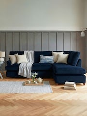Willow & Hall Sapphire Blue Alderton Sofa Bed - Image 1 of 5