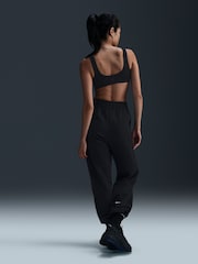 Nike Black Logo Fleece Joggers - Image 2 of 6