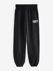 Nike Black Logo Fleece Joggers - Image 6 of 6