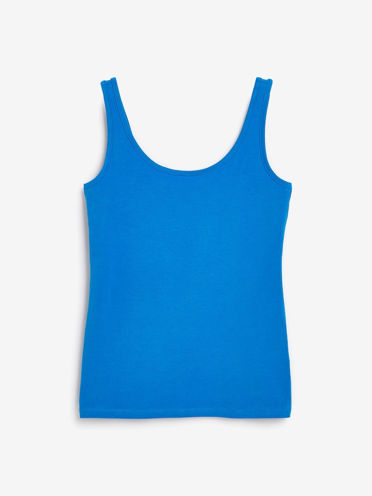 Blue Cobalt Thick Strap Vest - Image 4 of 4