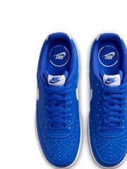 Nike Racer Blue/White Court Vision Low Trainers - Image 5 of 8