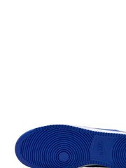 Nike Racer Blue/White Court Vision Low Trainers - Image 6 of 8
