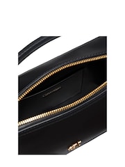 Calvin Klein Black Monogram Logo Cross-Body Camera Bag - Image 3 of 3