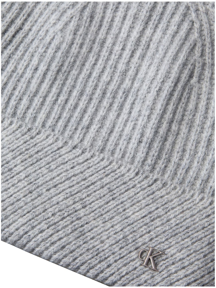 Calvin Klein ullblanding monogram lue - Bilde 3 av 3