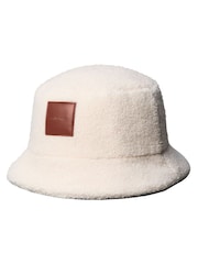 Calvin Klein Cream Sherpa Bucket Hat - Image 1 of 3