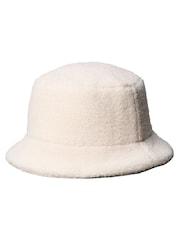 Calvin Klein Cream Sherpa Bucket Hat - Image 2 of 3