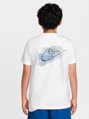 Weiß - Nike T-Shirt mit Grafik - Bild 2 von 5