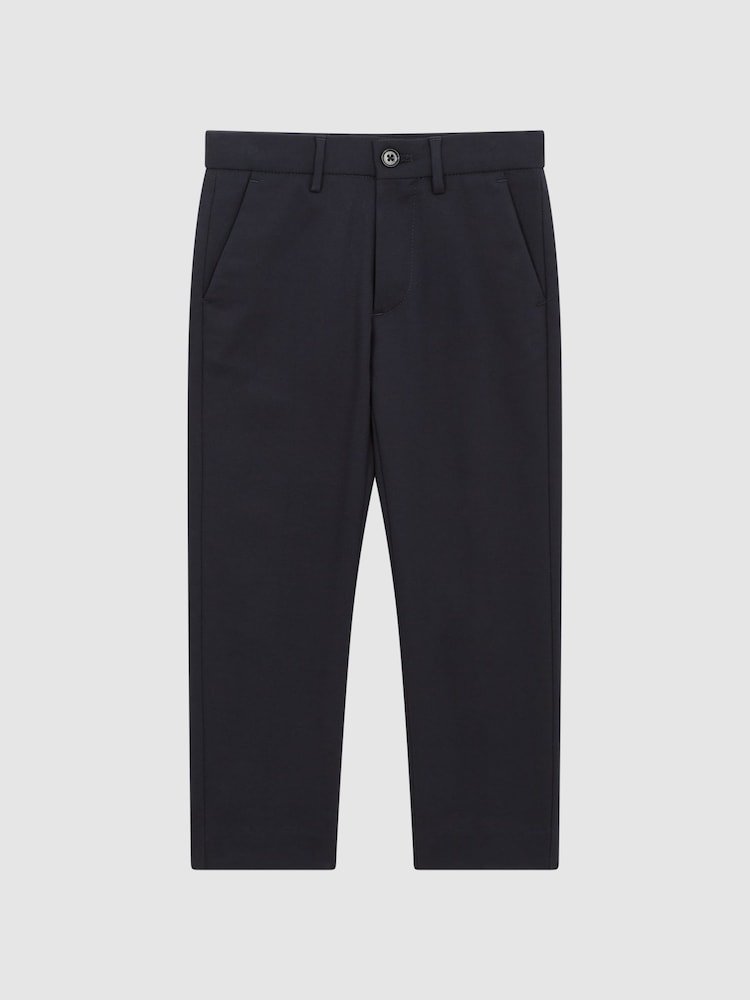 Reiss Navy Eastbury 9-14 yrs Slim Fit Chinos - Image 2 of 6