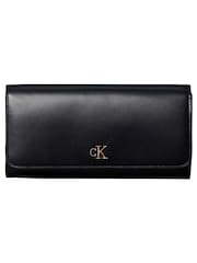 Calvin Klein Black Monogram Hardware Long Wallet - Image 1 of 3