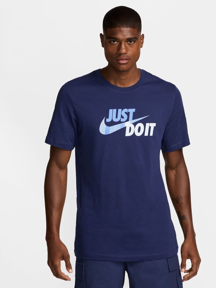 Nike Blue Tottenham Hotspur FC Just Do It. T-Shirt - Image 1 of 7 Nike Blue Tottenham Hotspur FC Just Do It. T-Shirt - Image 1 of 7
