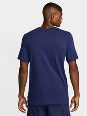 Nike Blue Tottenham Hotspur FC Just Do It. T-Shirt - Image 2 of 7