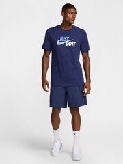 Nike Blue Tottenham Hotspur FC Just Do It. T-Shirt - Image 3 of 7
