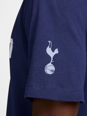 Nike Blue Tottenham Hotspur FC Just Do It. T-Shirt - Image 5 of 7