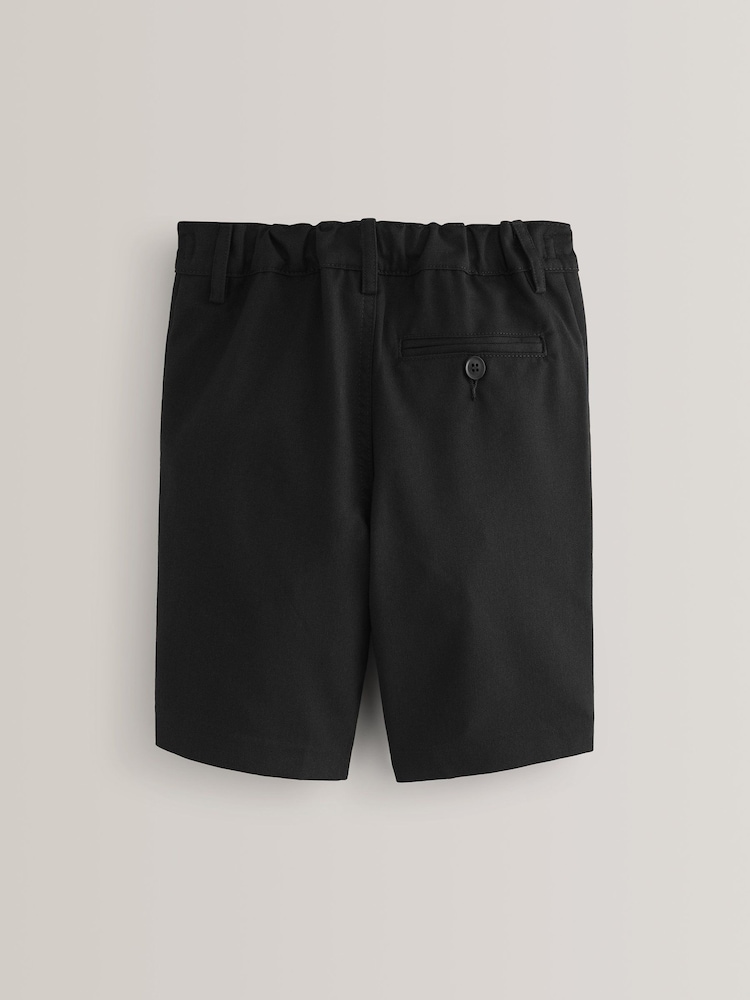 Schwarz - Schulshorts mit flacher Vorderseite (3–14 J.) - Bild 2 von 5 Schwarz - Schulshorts mit flacher Vorderseite (3–14 J.) - Bild 2 von 5