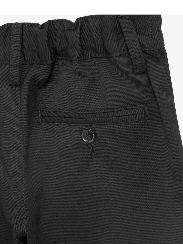 Schwarz - Schulshorts mit flacher Vorderseite (3–14 J.) - Bild 5 von 5 Schwarz - Schulshorts mit flacher Vorderseite (3–14 J.) - Bild 5 von 5