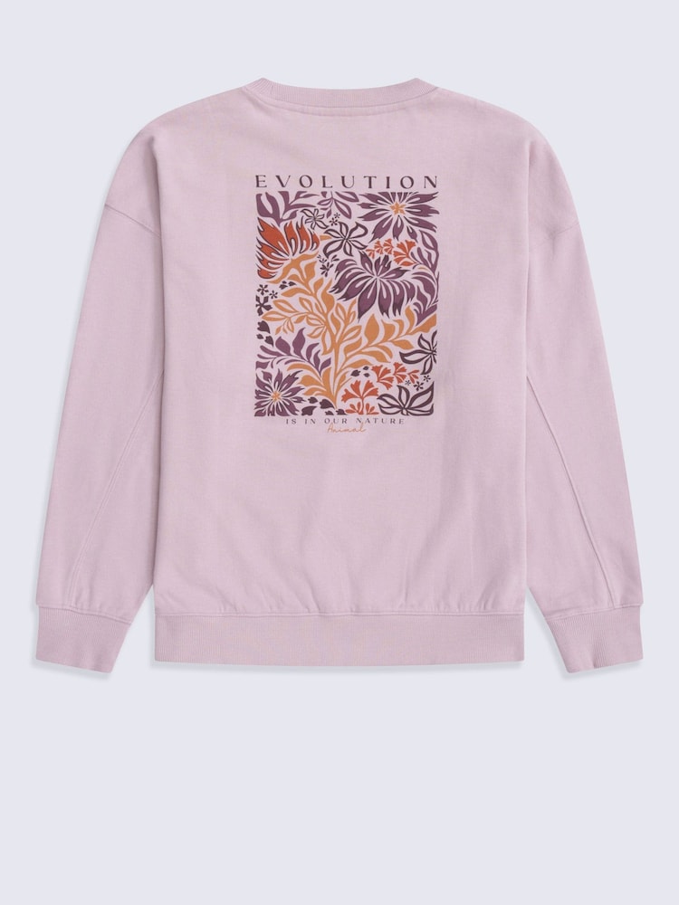 Animal Pink Dakota Graphic Sweatshirt - Image 2 of 6 Animal Pink Dakota Graphic Sweatshirt - Image 2 of 6