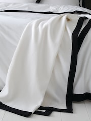 Style Sisters White Waffle 100% Cotton Throw - Image 1 of 2