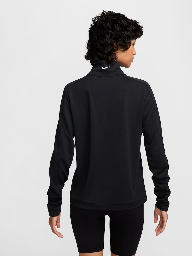 Nike Black Pacer Half Zip Long Sleeve Running Top - Image 2 of 8