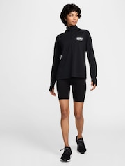 Nike Black Pacer Half Zip Long Sleeve Running Top - Image 3 of 8