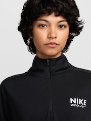 Nike Black Pacer Half Zip Long Sleeve Running Top - Image 4 of 8