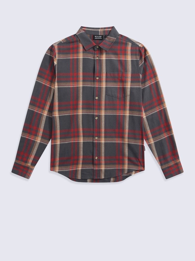Animal Red Cove Flannel Shirt - Image 1 of 5 Animal Red Cove Flannel Shirt - Image 1 of 5
